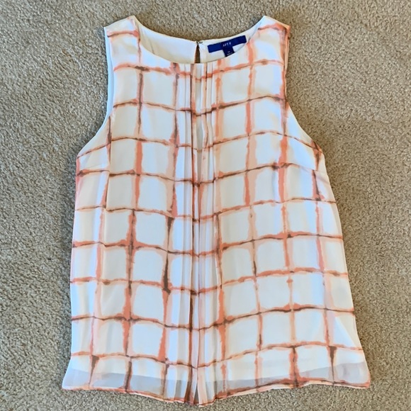 Apt. 9 Sleeveless Top, Sheer Overlay, Size Medium - Picture 11 of 11